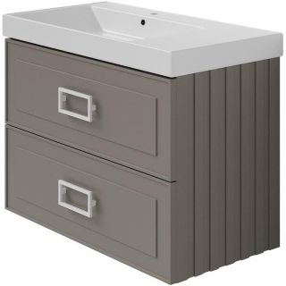 Тумба под раковину La Fenice Cubo FNC-01-CUB-C-90-2 Бежевая матовая 90 см Тумба под раковину La Fenice Cubo FNC-01-CUB-C-90-2 Бежевая матовая 90 см