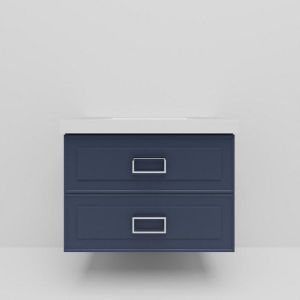 Тумба под раковину La Fenice Cubo FNC-01-CUB-BG-100-2 Синяя матовая 100 см