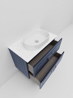 Тумба под раковину La Fenice Cubo FNC-01-CUB-BG-100-2 Синяя матовая 100 см Тумба под раковину La Fenice Cubo FNC-01-CUB-BG-100-2 Синяя матовая 100 см