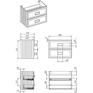 Тумба под раковину La Fenice Cubo FNC-01-CUB-C-100-2 Бежевая матовая 100 см Тумба под раковину La Fenice Cubo FNC-01-CUB-C-100-2 Бежевая матовая 100 см