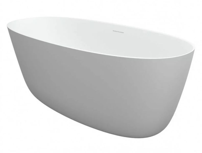 Ванна из искусственного камня Riho Oval B152001105 175x80см белый