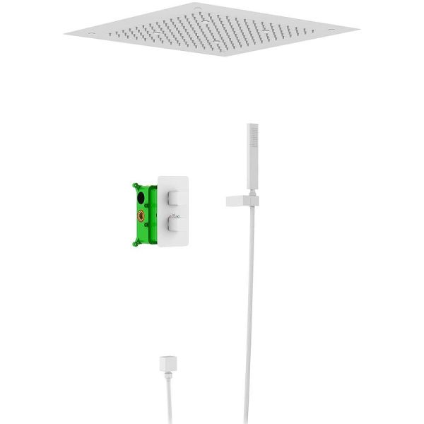 Душевой комплект Timo Petruma SX-5029/16SM с термостатом белый матовый