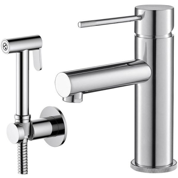 Смеситель для раковины с гигиеническим душем Timo Saona 2360/00G хром