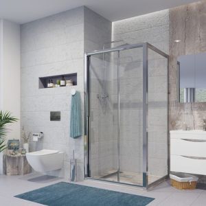 Душевой уголок Niagara NG-62-9A-A100 90x100см хром/прозрачное