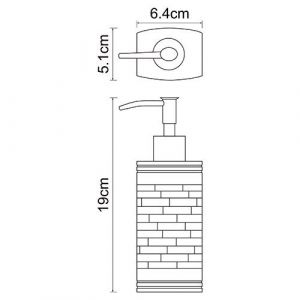 Wasserkraft Main K-4799 Дозатор для жидкого мыла, 240 ml