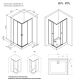 Душевой уголок Am.Pm X-joy W94G-403-100280-MТ1К 100x80 см без поддона хром матовый