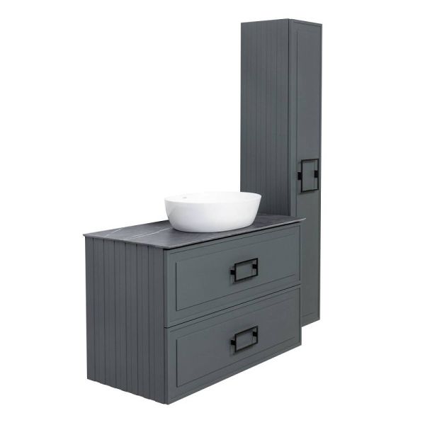 Тумба под раковину La Fenice Cubo TWIN  FNC-01-CUB-G-90-2 87.6 см