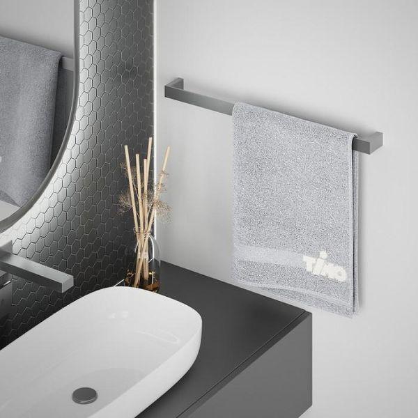 Полотенцедержатель Timo Petruma 15253/18 чёрное золото