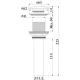 Донный клапан  Comforty DK-01MDG Темно-зеленый матовый