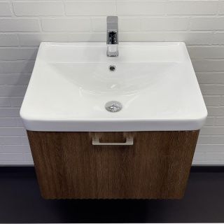 Тумба с раковиной Comforty Ангара 60 00-00021035 подвесная Дуб темно-коричневый Тумба с раковиной Comforty Ангара 60 00-00021035 подвесная Дуб темно-коричневый