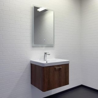 Тумба с раковиной Comforty Ангара 60 00-00021035 подвесная Дуб темно-коричневый Тумба с раковиной Comforty Ангара 60 00-00021035 подвесная Дуб темно-коричневый