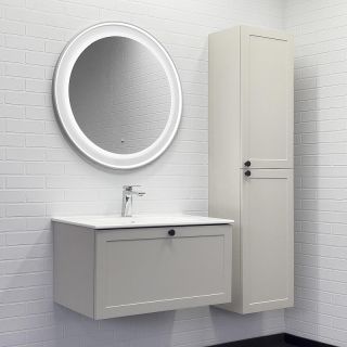 Зеркало Comforty Ереван 00-00014142 70 см Белое матовое Зеркало Comforty Ереван 00-00014142 70 см Белое матовое