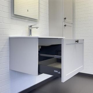 Тумба с раковиной Comforty Ереван 00-00017879 60 см Серый шелк Тумба с раковиной Comforty Ереван 00-00017879 60 см Серый шелк