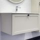Тумба с раковиной Comforty Ереван 00-00014864 80 см Серый шелк