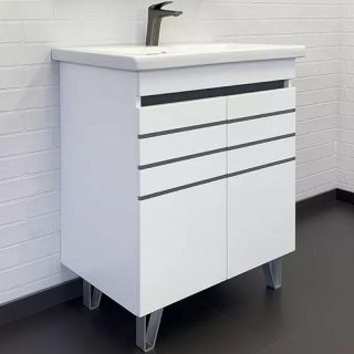 Тумба с раковиной Comforty Нарва 00-00015236 70 см белый Тумба с раковиной Comforty Нарва 00-00015236 70 см белый