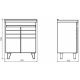 Тумба с раковиной Comforty Нарва 00-00015236 70 см белый Тумба с раковиной Comforty Нарва 00-00015236 70 см белый
