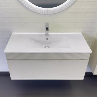 Тумба с раковиной Comforty Мадрид 00-00017880 101 см Серый шелк Тумба с раковиной Comforty Мадрид 00-00017880 101 см Серый шелк