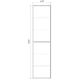 Пенал Comforty Мадрид 00-00017855 Серый шелк 40 см