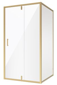 Душевой уголок Niagara -43-12AG-A90G 120x90см золото/прозрачное