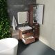 Пенал Style Line Атлантика Люкс Plus L СС-00002222 35см с бельевой корзиной старое дерево