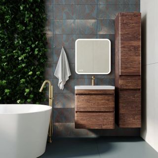 Пенал Style Line Атлантика Люкс Plus L СС-00002222 35см с бельевой корзиной старое дерево Пенал Style Line Атлантика Люкс Plus L СС-00002222 35см с бельевой корзиной старое дерево