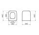 Vitra 122-003-009 крышка-сиденье для унитаза Metropole