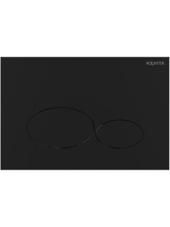 Кнопка смыва Aquatek KDI-0000074 черный матовый