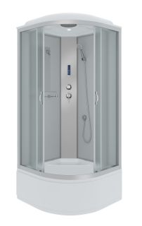 Душевая кабина Niagara NG-2308-14P 90x90см серебро/матовое