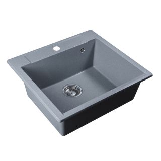 Мойка кухонная Reflexion Cubi 55-GR RX1555GR гравий