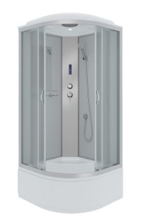 Душевая кабина Niagara NG-2309-14P 100x100см серебро/матовое