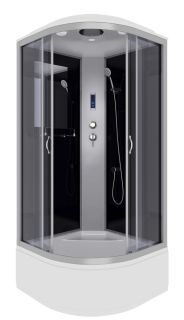 Душевая кабина Niagara NG-2508-14P 90x90см серебро/тонированное