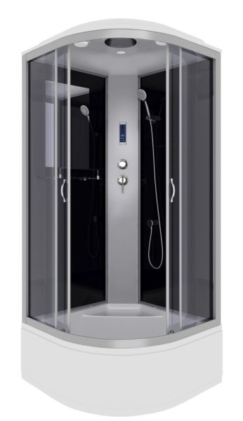 Душевая кабина Niagara NG-2508-14P 90x90см серебро/тонированное