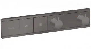 Смеситель для душа Hansgrohe RainSelect 15380340 черный Смеситель для душа Hansgrohe RainSelect 15380340 черный