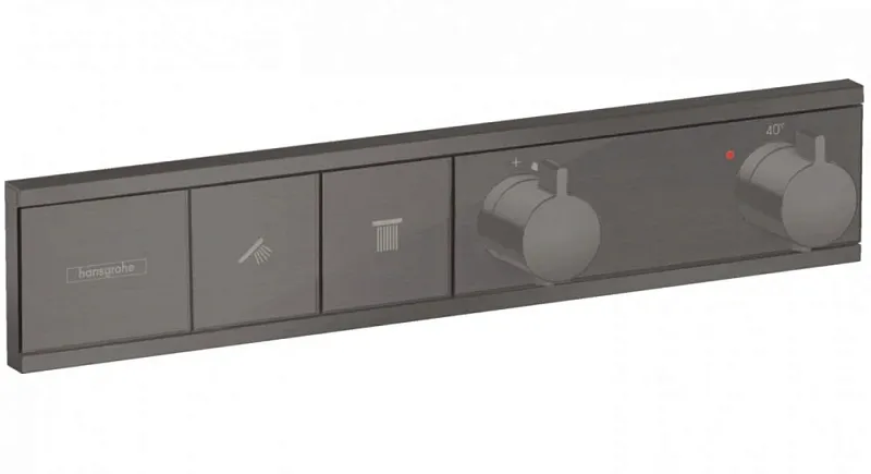 Смеситель для душа Hansgrohe RainSelect 15380340 черный Смеситель для душа Hansgrohe RainSelect 15380340 черный