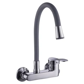 Смеситель для кухни PLStart PD46001-12 хром/серый