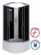 Душевая кабина Niagara NG-2509-14BK 100x100см серебро/тонированное