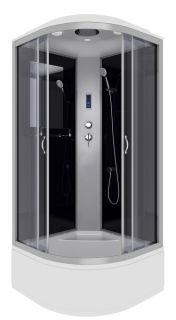 Душевая кабина Niagara NG-2509-14P 100x100см серебро/тонированное