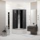 Душевая кабина Niagara NG-2509-14P 100x100см серебро/тонированное