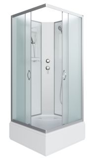 Душевая кабина Niagara NG-1108-14BK 90x90см серебро/матовое Душевая кабина Niagara NG-1108-14BK 90x90см серебро/матовое