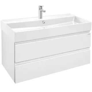 Тумба под раковину Jacob Delafon Madeleine EB1318-J5 100 см блестящий белый