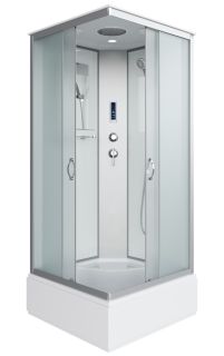 Душевая кабина Niagara NG-1108-14P 90x90см серебро/матовое