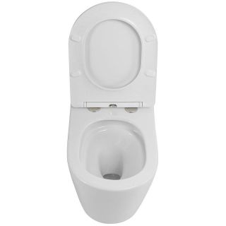 Унитаз подвесной ArtMax Tito AM2380CHRV/SC безободковый с сиденьем микролифт белый