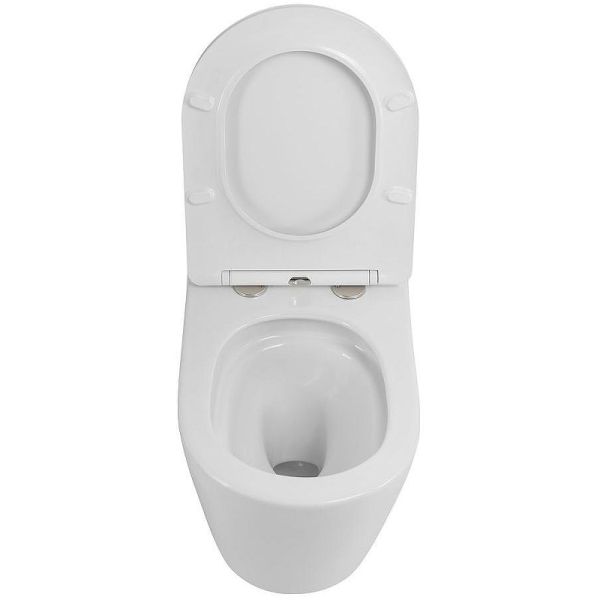 Унитаз подвесной ArtMax Tito AM2380CHRV/SC безободковый с сиденьем микролифт белый