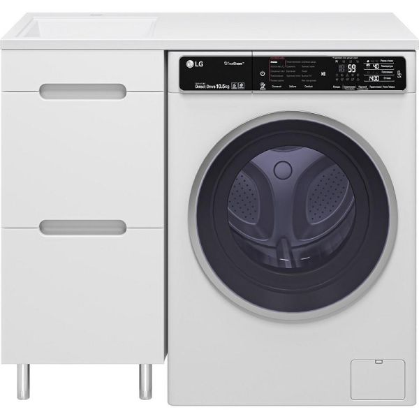 Напольная тумба под раковину Misty Байкал 100 L УТ000014749 39 см белый