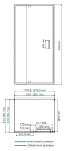 Душевой уголок Wasserkraft Berkel 48P21 120x90