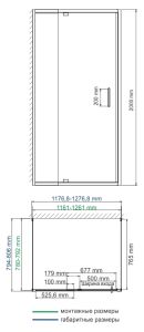 Душевой уголок Wasserkraft Berkel 48P25 120x80