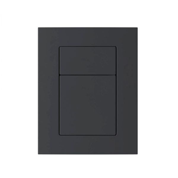 Кнопка смыва для инсталляции пневматическая Wonzon & Woghand WW-IB256-MB чёрный матовый