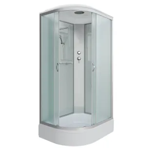 Душевая кабина Niagara NG-33184-14R 110x80 см профиль серебро стекло матовое