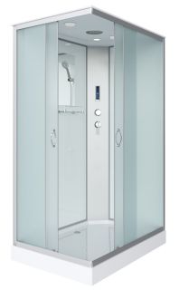 Душевая кабина Niagara NG-43085-14QP 100x80см серебро/матовое