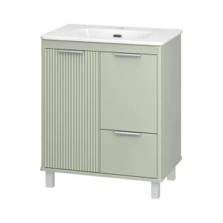Напольная тумба под раковину Brevita Risacca Pistachio 70 УТ000026419 фисташковый